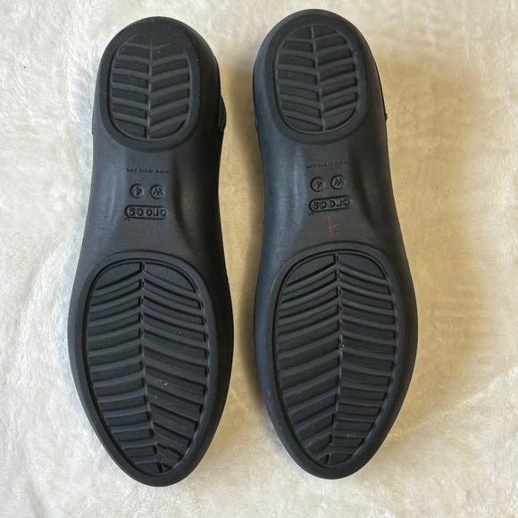 CROCS Mary Jane Slip-On Shoe Womens Size 4 Black Iconic Comfort - Picture 7 of 9